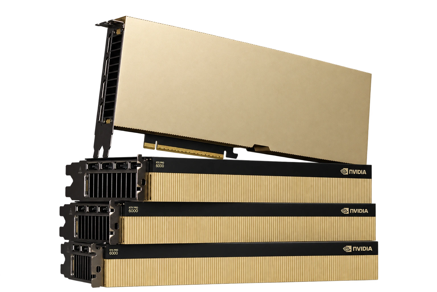 Four RTX PRO 6000 Server Edition cards